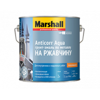 Marshall Anticorr Aqua / Маршал Антикор Аква полуглянцевая грунт эмаль по металлу на водной основе 3