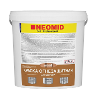 Neomid 040 / Неомид огнезащитная матовая краска для дерева и минеральных оснований внутри и снаружи