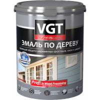 VGT / ВГТ Профи акриловая эмаль по дереву полуматовая
