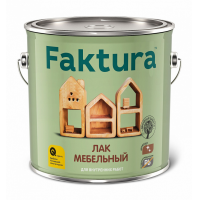 Faktura / Фактура высокоглянцевый алкидный мебельный лак для дерева и металла