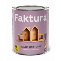 Faktura / Фактура тунговое террасное масло с натуральным воском для наружных и внутренних работ