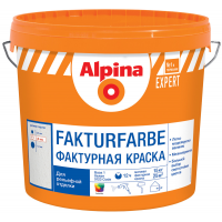 Alpina Expert Fakturfarbe 100 / Альпина Эксперт Фактурфарбе краска фактурная среднезернистая
