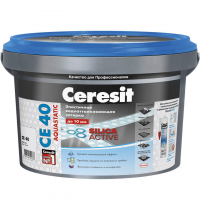 Ceresit CE 40 / Церезит 40 затирка для швов с водоотталкивающим и антигрибковым эффектом