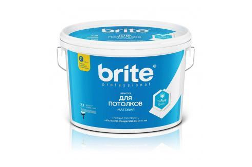 Brite Professional Ti Pure Quality / Брайт профессиональная супербелая краска для потолков