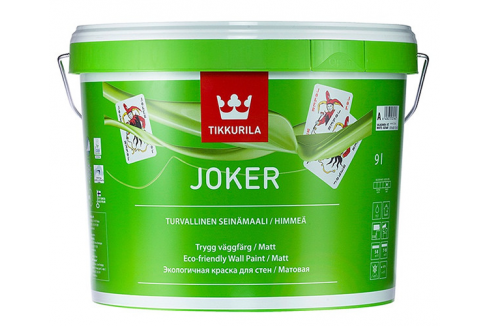 Tikkurila Joker / Тиккурила Джокер матовая, экологичная краска интерьерная