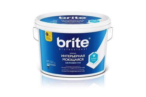 Brite Professional Ti Pure Quality / Брайт профессиональная краска интерьерная супермоющаяся