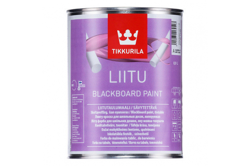 Tikkurila Liitu / Тиккурила Лииту грифельная краска черная и база под колеровку