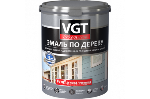 VGT / ВГТ Профи акриловая эмаль по дереву полуматовая