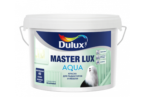 Dulux Master Lux Aqua 40 / Дулюкс Мастер Люкс Аква 40 полуглянцевая акриловая эмаль