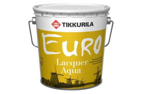Finncolor Euro Laquer Aqua / Евро Лак Аква антисептирующий водный лак полуглянцевый