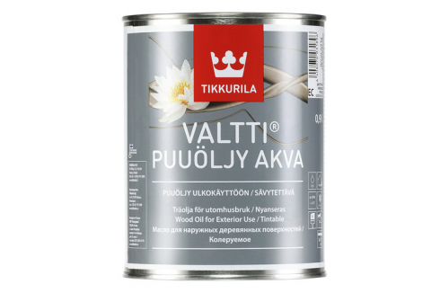 Tikkurila Valtti Akva / Тиккурила Валтти Аква водорастворимое масло для дерева содержащее воск