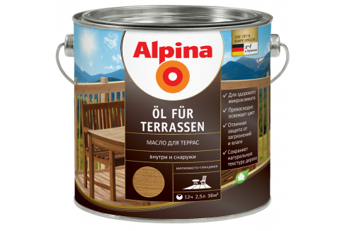 Alpina Ol fur Terrassen / Альпина масло для террас водорастворимое