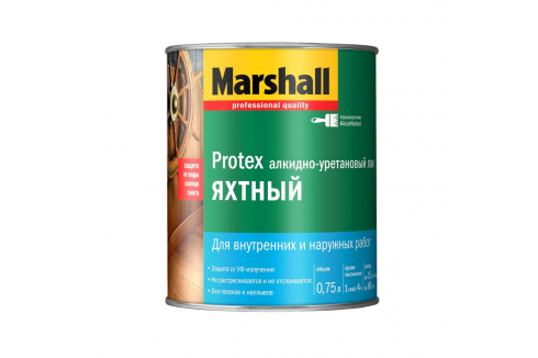 Marshall Protex Yat / Маршал Протекс Яхт лак  водостойкий глянцевый