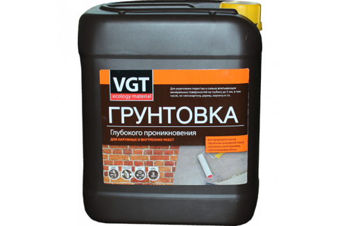 ВГТ / VGT ВДАК 0301 глубокопроникающий акриловый грунт для наружных и внутренних работ