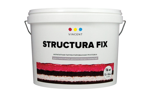 Vincent G 2 Structura Fix / Винсент Структура Фикс грунт пигментированный