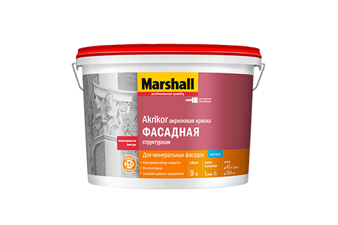 Marshall Akrikor / Маршал Структурная фасадная краска