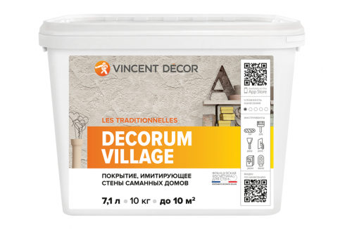 Vincent Decor Decorum Village / Винсент Декорум Виладж эффект глины мазанки