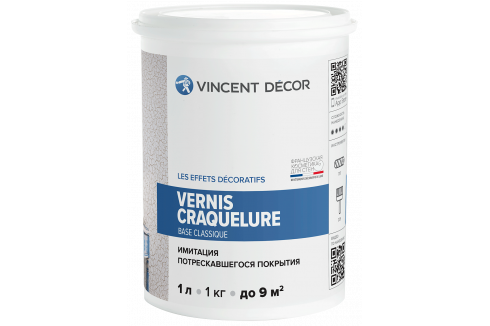 Vincent Decor Vernis Craquelure Classique / Винсент Декор лак кракелюр для эффекта микро трещин