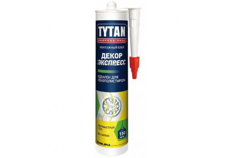 Tytan Professional / Титан Экспресс Декор монтажный клей для изделий из пенополистирола
