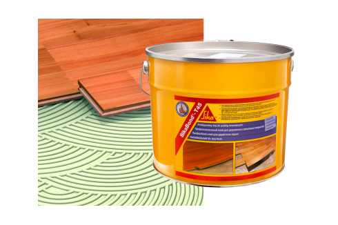 Sika SikaBond T-45 / Сика Сикабонд полиуретановый клей для приклеивания деревянных напольных покрыти
