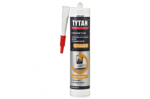 Tytan Professional 1500 / Титан огнестойкий силикатный герметик для каминов