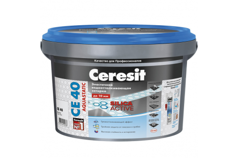 Ceresit CE 40 / Церезит 40 затирка для швов с водоотталкивающим и антигрибковым эффектом