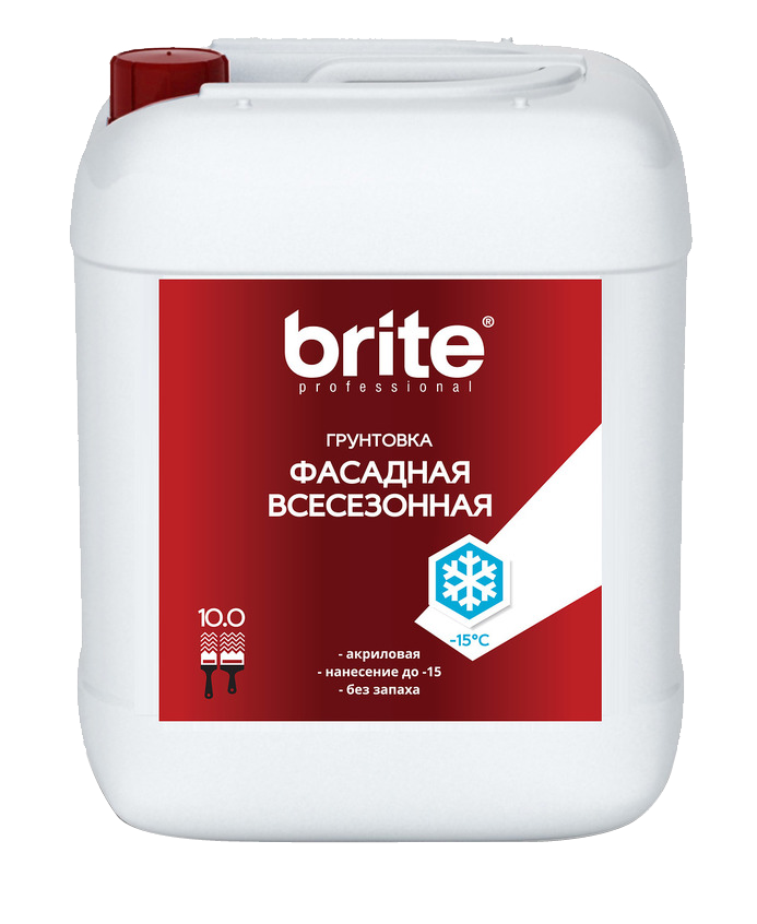 Brite краска фасадная. Brite краска грунтовка. Грунтовка фасадная. Грунтовка морозостойкая.