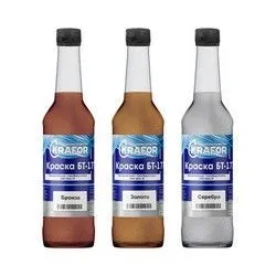 КРАСКА БТ-177 БРОНЗОВАЯ 0,5 Л (12) "KRAFOR"