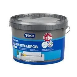 КРАСКА В/Д "ПРОФИ" ДЛЯ СТЕН И ПОТОЛКОВ ИНТЕРЬЕРНАЯ БАЗА А  9 Л (1) ТЕКС
