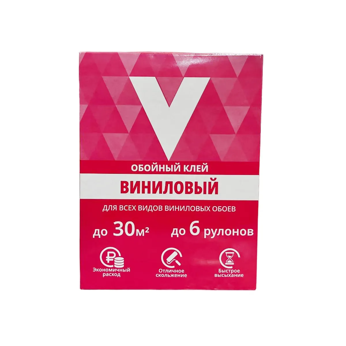КЛЕЙ ДЛЯ ОБОЕВ ВИНИЛОВЫЙ 200 Г (1/12) "V"
