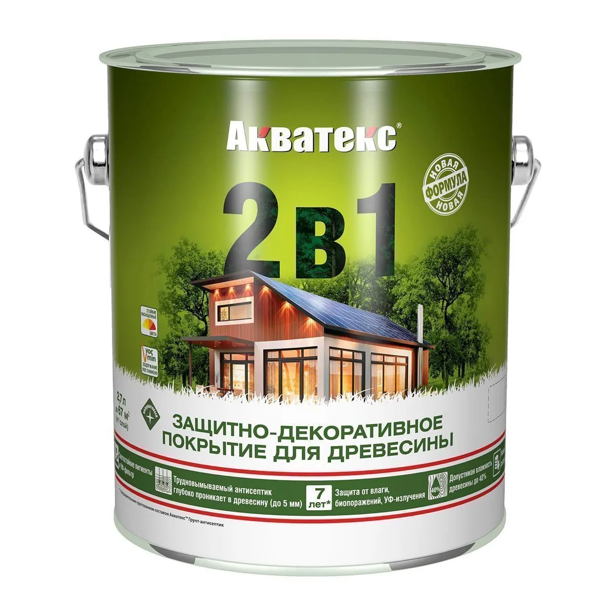 АКВАТЕКС 2 В 1 ВЕНГЕ  2,7 Л (1/4) "РОГНЕДА"