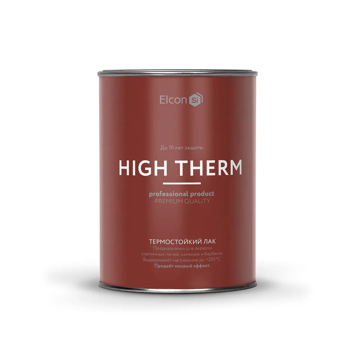 ЛАК ТЕРМОСТОЙКИЙ "HIGH THERM" 0,7 КГ (1/12) "ELCON"