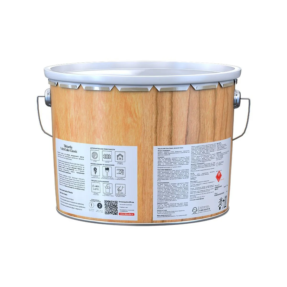 ЛАЗУРЬ ФАСАДНАЯ "VALTTI COLOR CLASSIC" EC 9 Л (1) "ТИККУРИЛА"