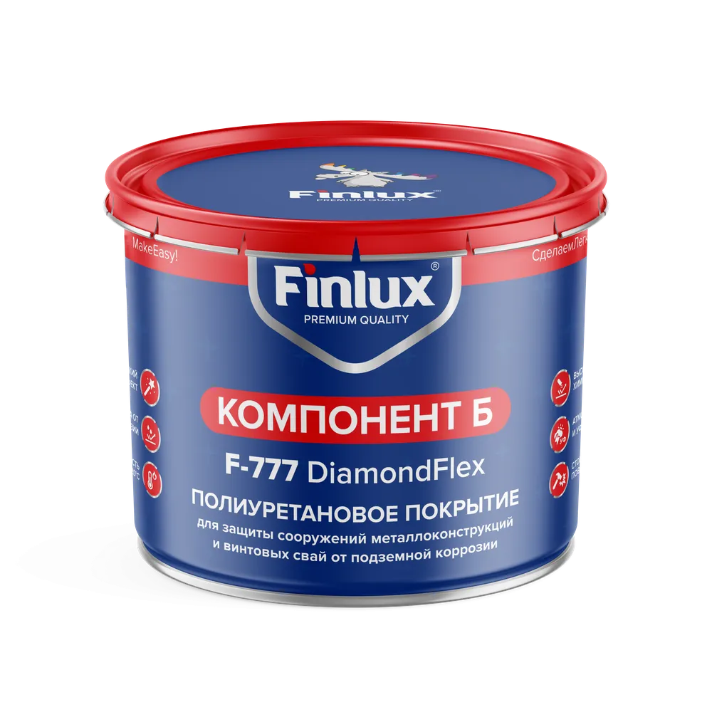 Finlux F-777 CorrozoStop Специальная сверхпрочная полиуретановая антикоррозионное покрытие