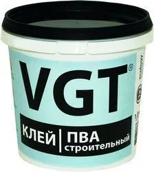 КЛЕЙ ПВА СТРОИТЕЛЬНЫЙ 1 КГ (1/6) "ВГТ"