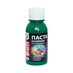 ПАСТА КОЛЕР. УНИВЕРС. "DALI" ЗЕЛЕНАЯ 0,1 КГ (8/48) "РОГНЕДА"