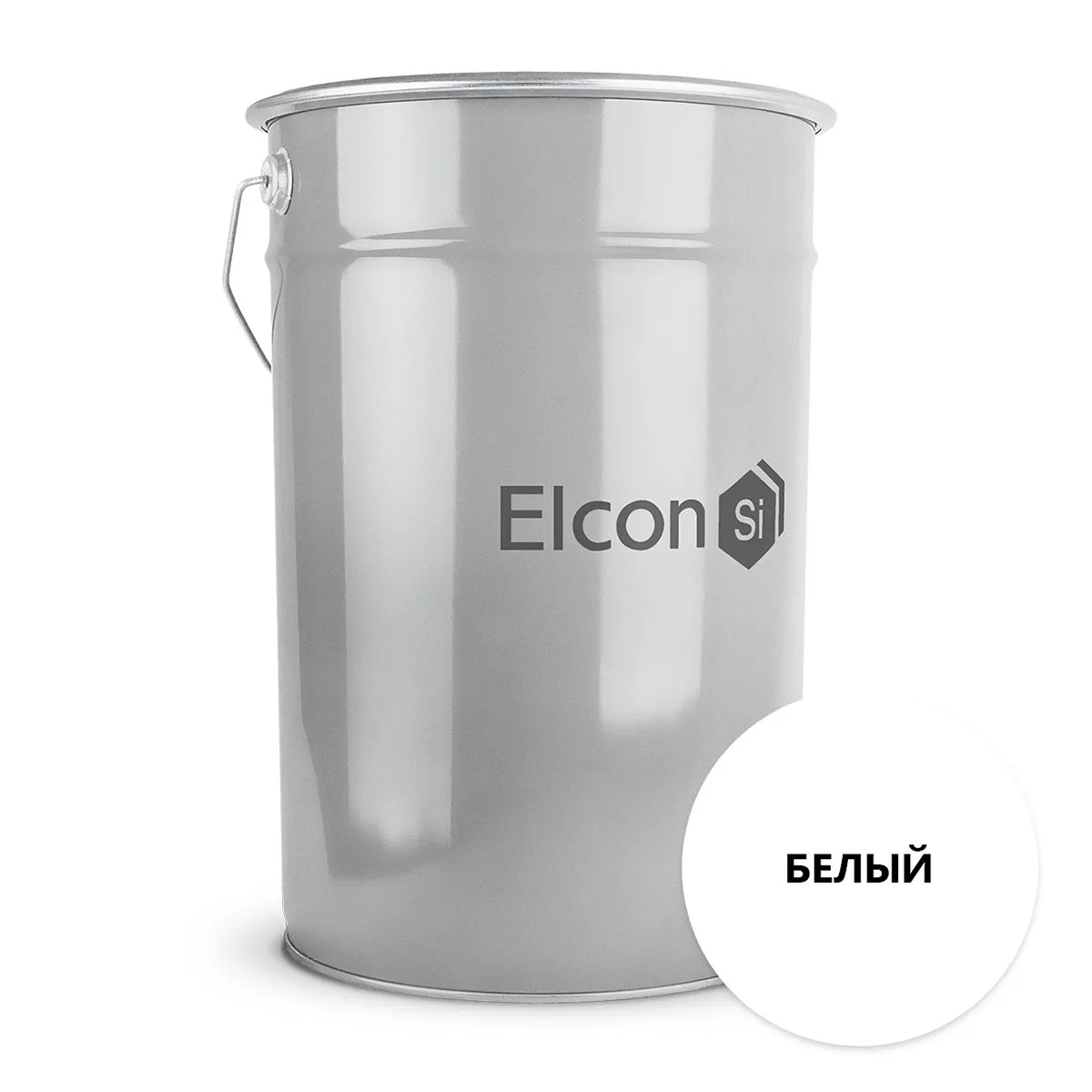 ГРУНТ-ЭМАЛЬ ПО РЖАВЧИНЕ 3 В 1 БЕЛАЯ (RAL 9003) 25 КГ (1) "ELCON"