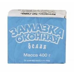 ЗАМАЗКА РАМНАЯ БЕЛАЯ 400 Г (1/27)