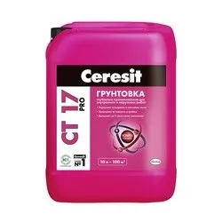 ГРУНТОВКА ГЛУБОКОГО ПРОНИКНОВЕНИЯ CT 17 PRO  5 Л ЗИМА (1/120) "CERESIT"