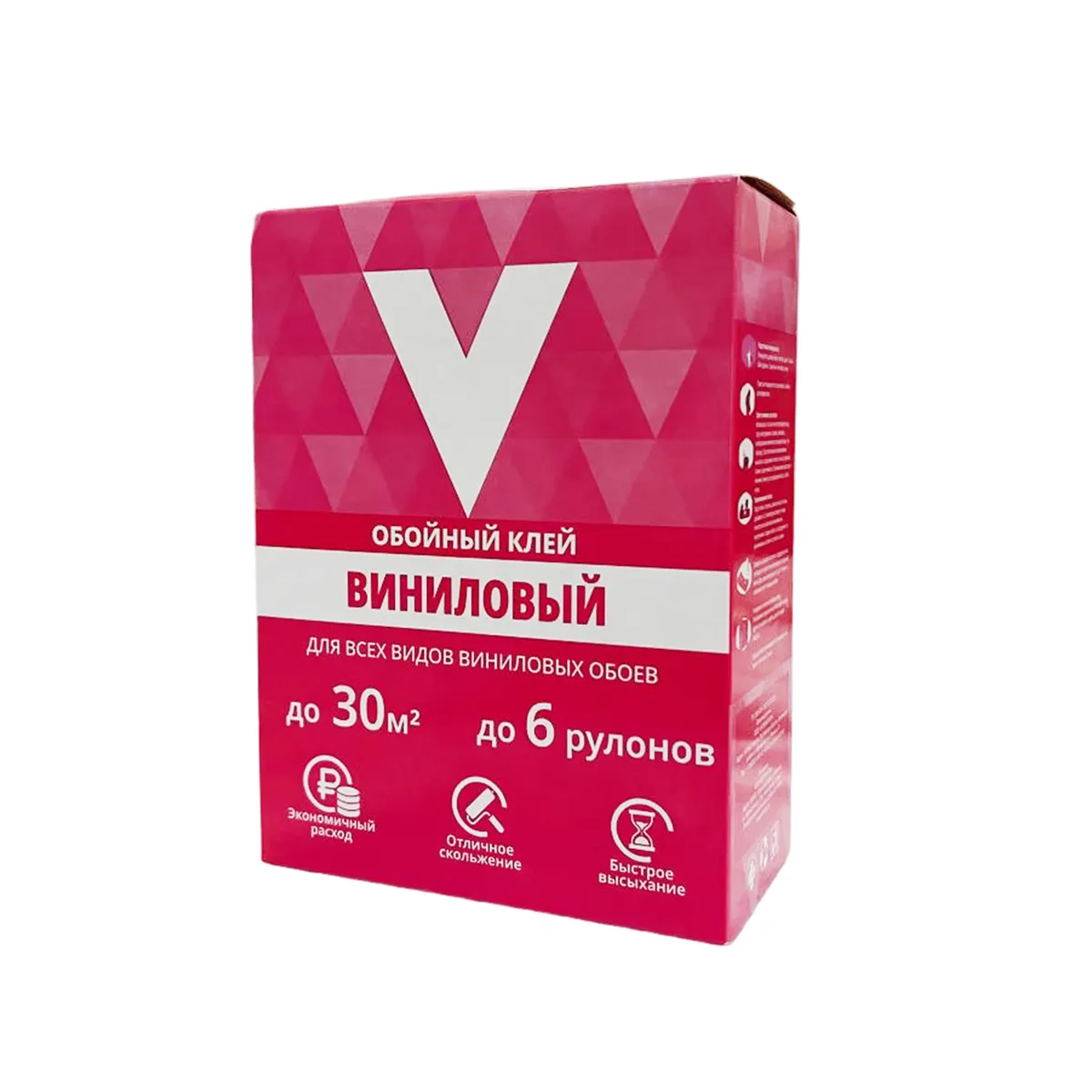 КЛЕЙ ДЛЯ ОБОЕВ ВИНИЛОВЫЙ 200 Г (1/12) "V"