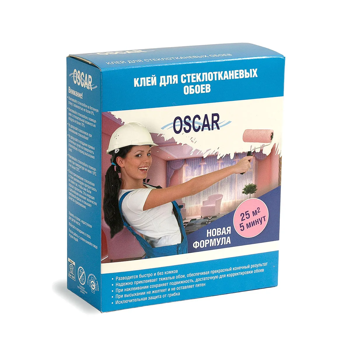 КЛЕЙ ДЛЯ СТЕКЛООБОЕВ 200 Г (1/36) "OSCAR"