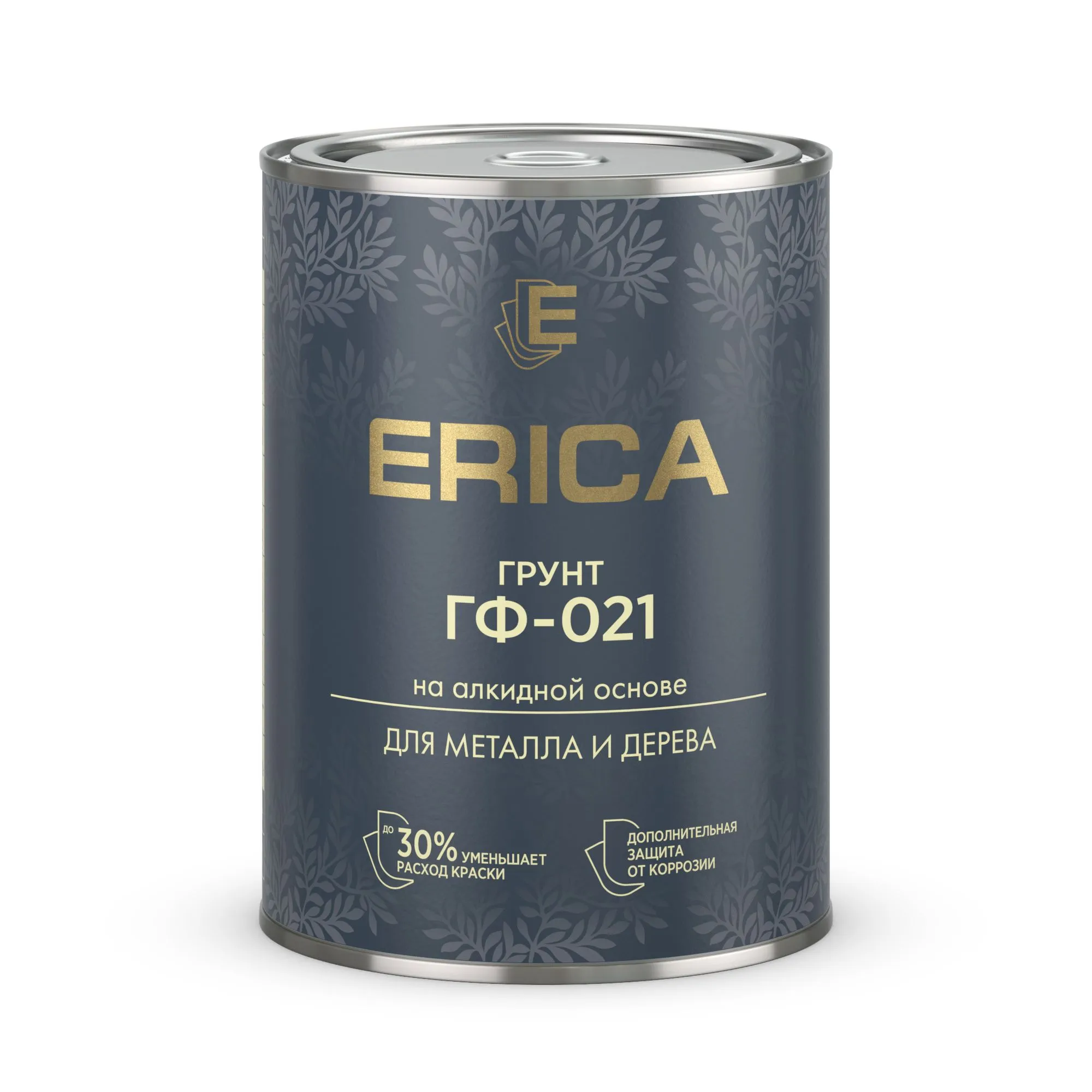 ГРУНТ ГФ-021 "ERICA" СЕРЫЙ 0,8 КГ (1/14)