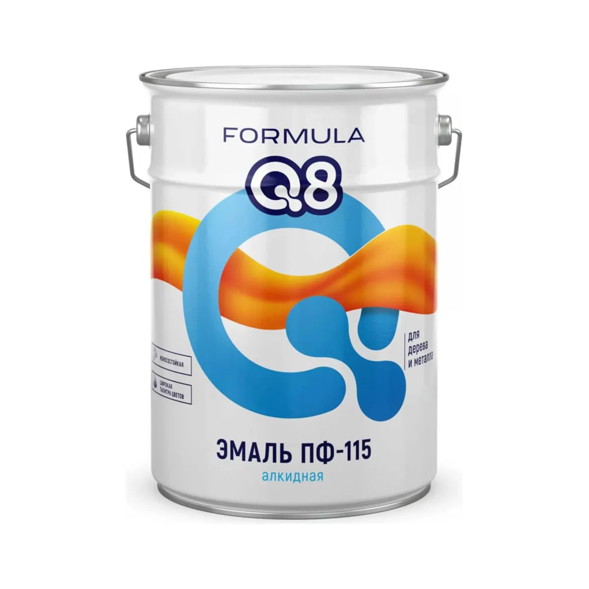 ЭМАЛЬ ПФ-115 "FORMULA Q8" СЕРАЯ 10 КГ (1)