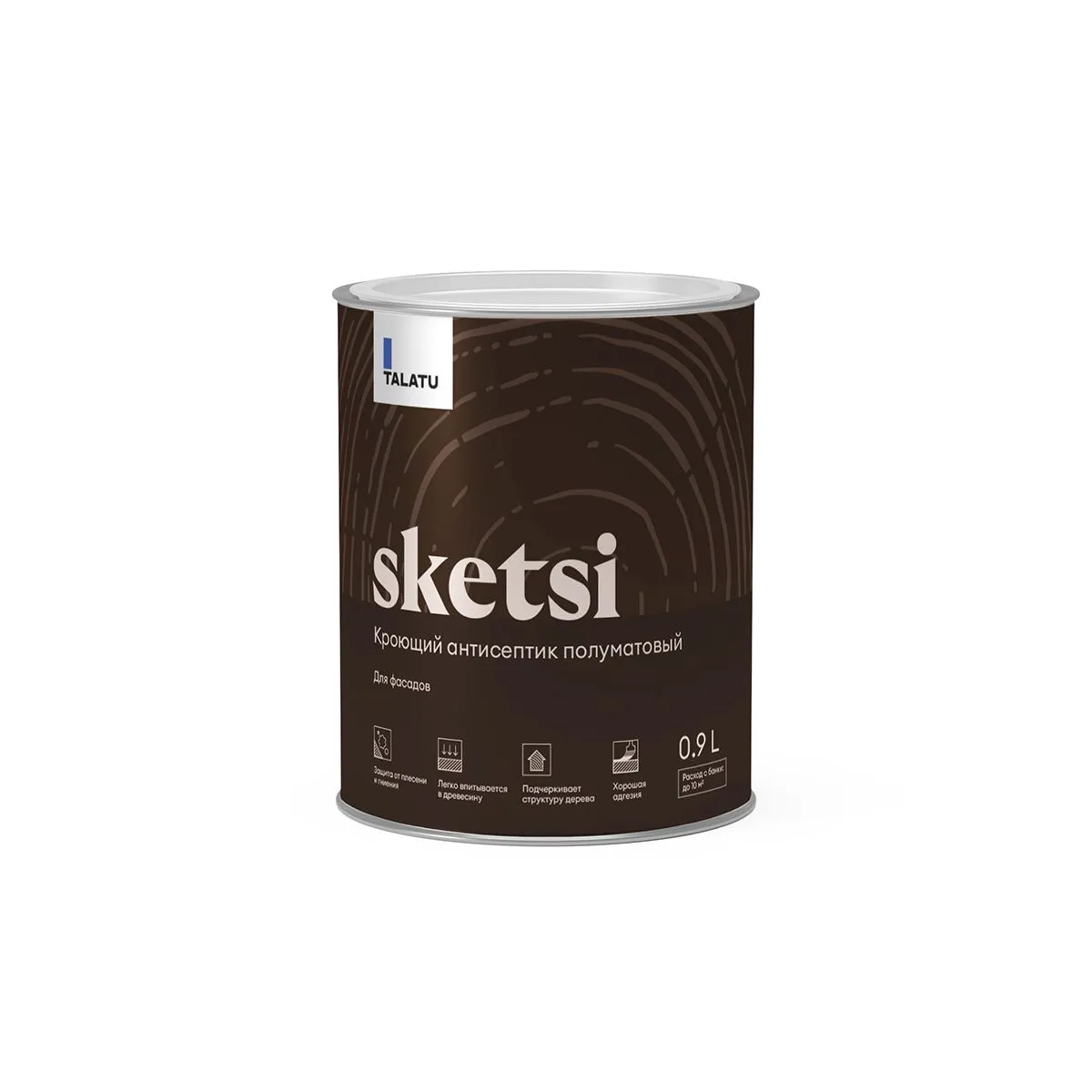 АНТИСЕПТИК КРОЮЩИЙ "SKETSI" БАЗА A 0,9 Л (1/6) "TALATU"