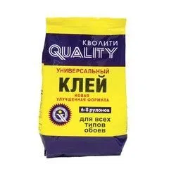 КЛЕЙ ОБОЙНЫЙ "QUALITY" УНИВЕРСАЛЬНЫЙ 200 Г (30) ПАКЕТ