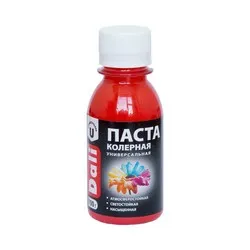 ПАСТА КОЛЕР. УНИВЕРС. "DALI" КРАСНАЯ 0,1 КГ (8/48) "РОГНЕДА"