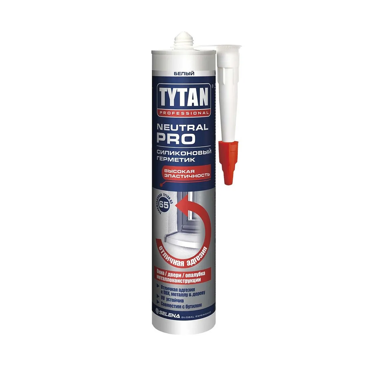 ГЕРМЕТИК СИЛИКОН. "NEUTRAL PRO" БЕЛЫЙ 280 МЛ (12) "TYTAN PROFESSIONAL"