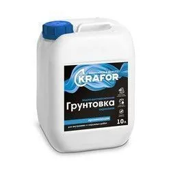 ГРУНТОВКА ПРОНИК. УНИВЕРС.  5 Л (1) "KRAFOR" (СИНЯЯ ЭТИК.)