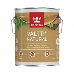 ВАЛТТИ NATURAL 2,7 Л (1/6)  УЛЬТРАСТОЙКАЯ ЛАЗУРЬ  БЕСЦВЕТНАЯ "ТИККУРИЛА"