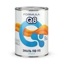 ЭМАЛЬ ПФ-115 "FORMULA Q8" ЖЕЛТАЯ  0,9 КГ (1/14)